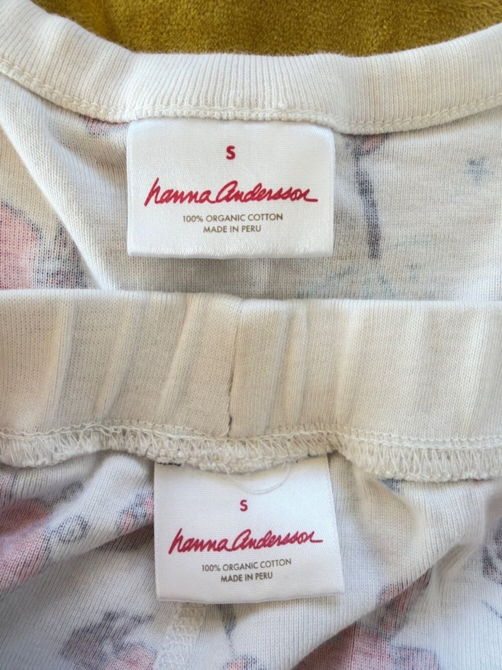 Hanna Andersson organic cotton pajama set Small Lobster Coastal Rare - Picture 7 of 14
